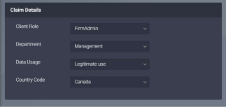 Claim details