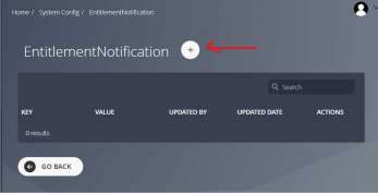 Edit entitlement configuration